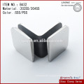 Square 90degree glass-glass clamp Glass Adaptor